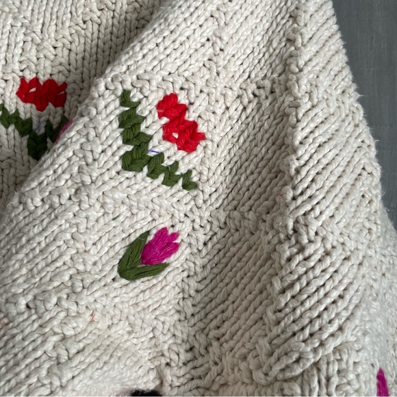 Free People Rosebud Cardi Size Medium NWT with defects $298 - Picture 15 of 16